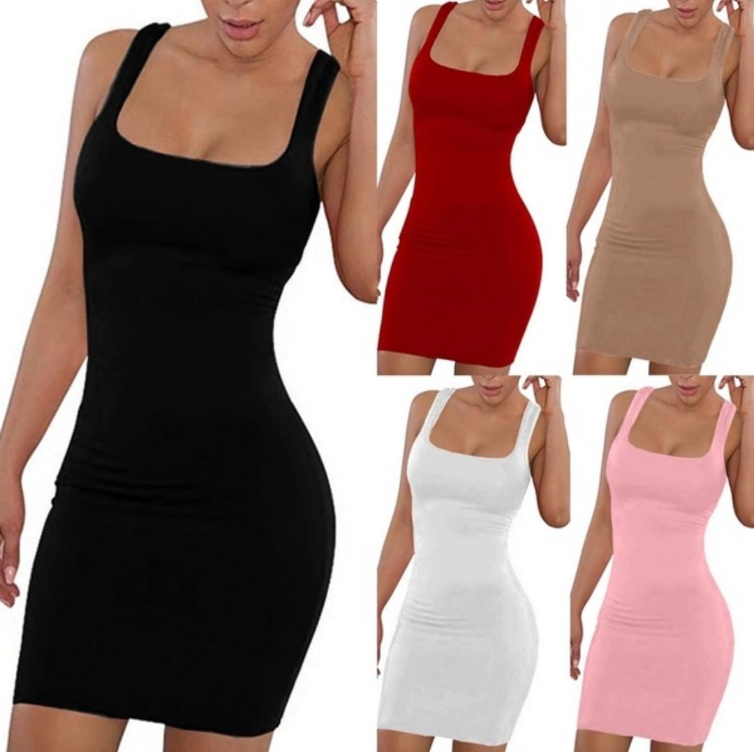 Kim Kardashian Style Bodycon Dress Till 5XL, Women's Fashion