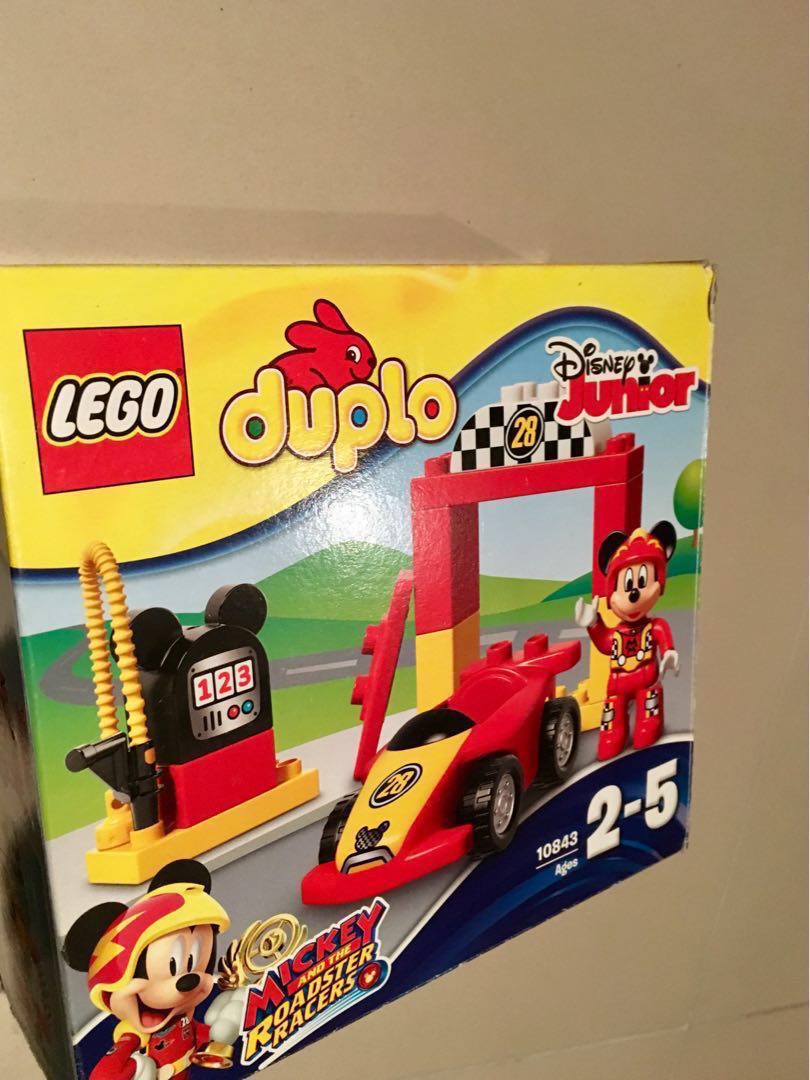 duplo mickey mouse racer