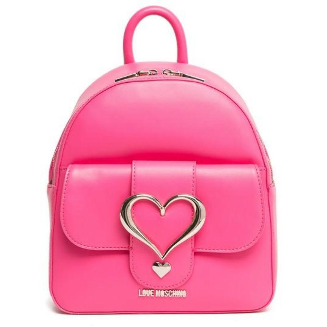 pink heart backpack