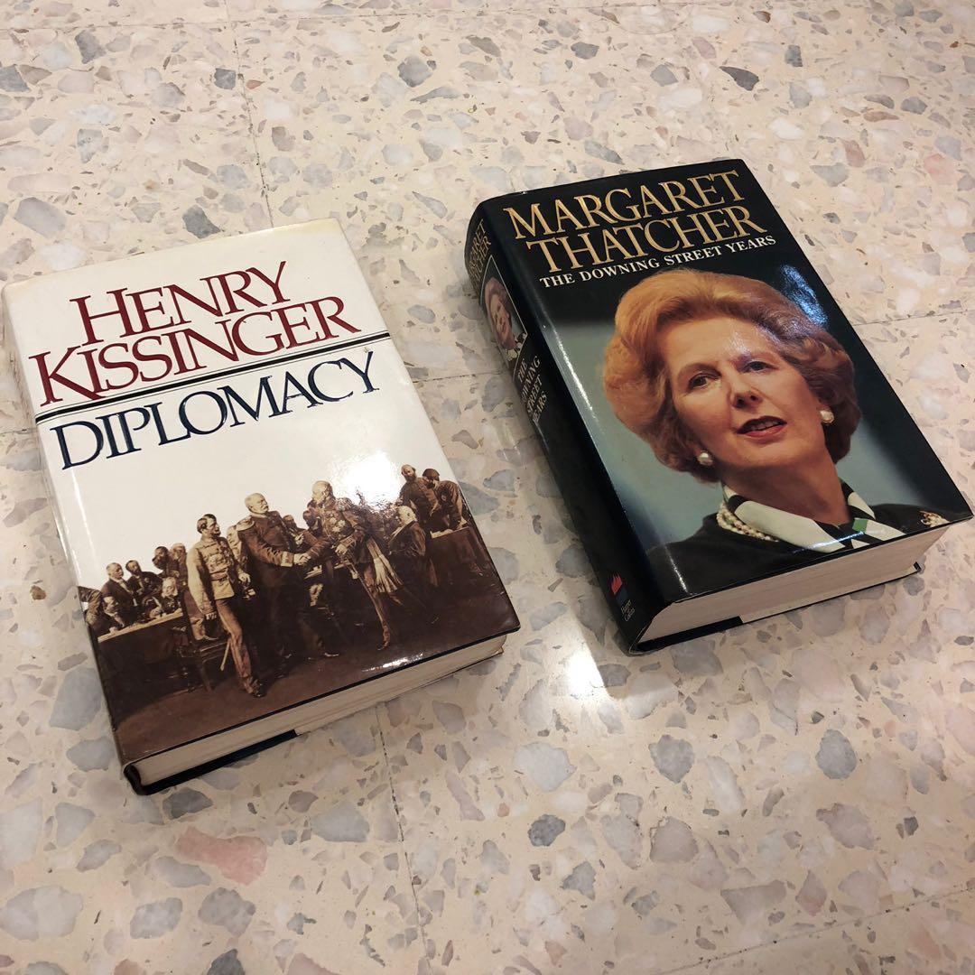 Margaret Thatcher Book And Henry Kissinger Book Books Stationery Non Fiction On Carousell