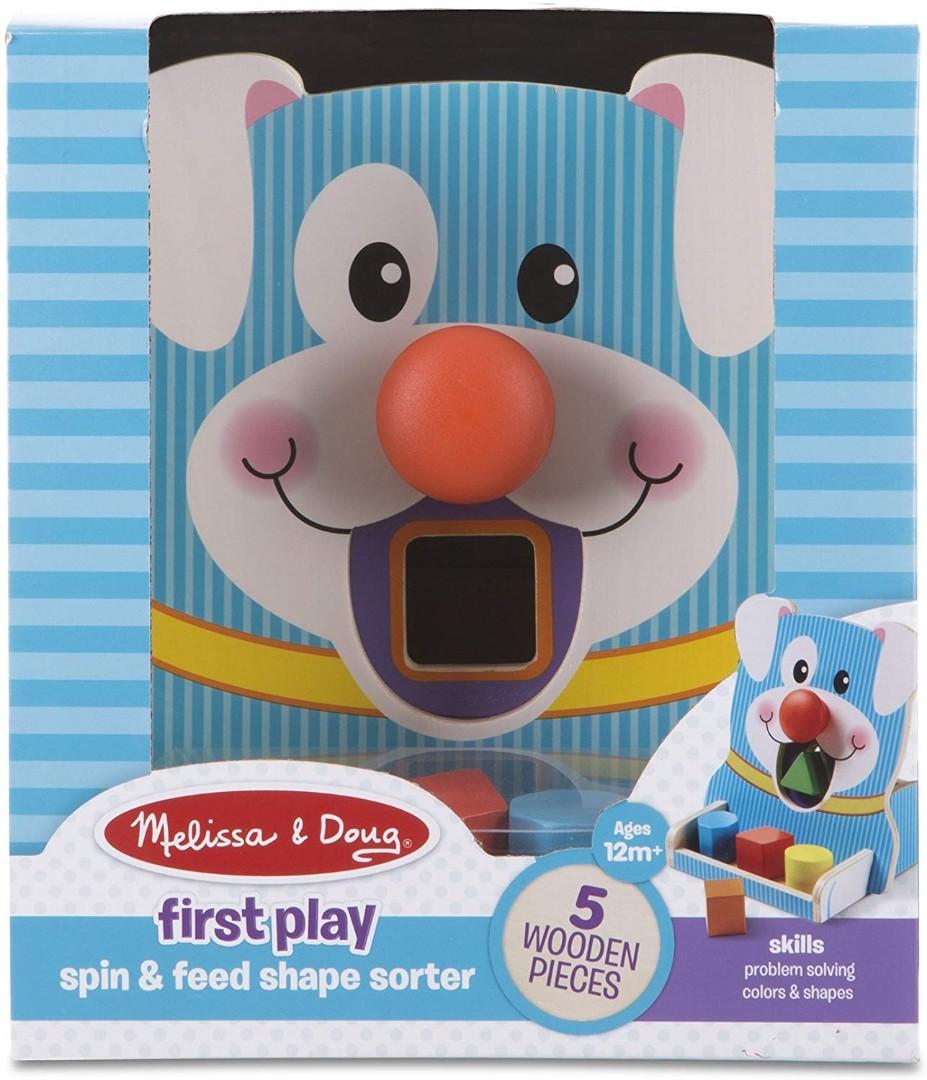 melissa and doug spin and feed shape sorter