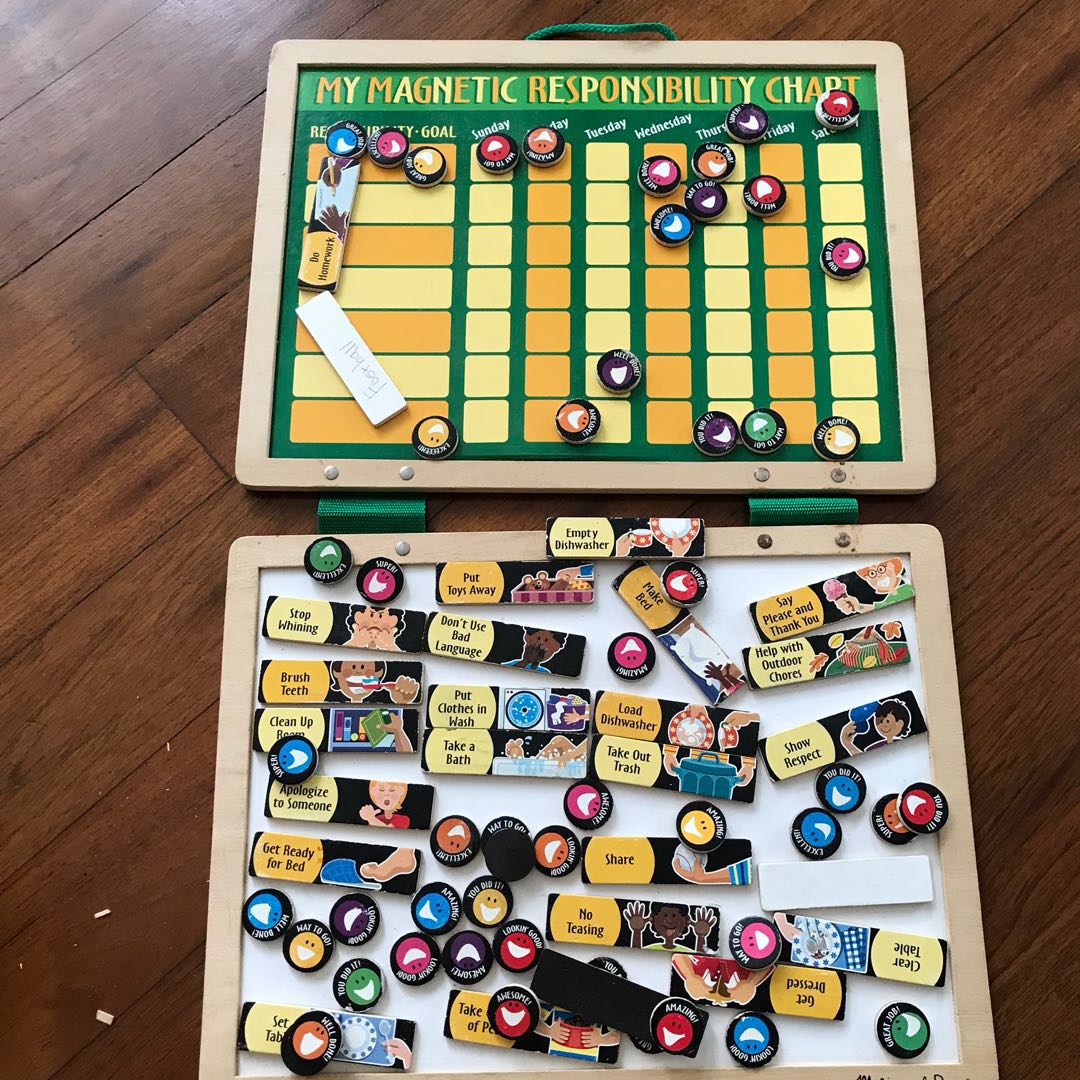 Melissa & Doug responsibility chart, Everything Else on Carousell