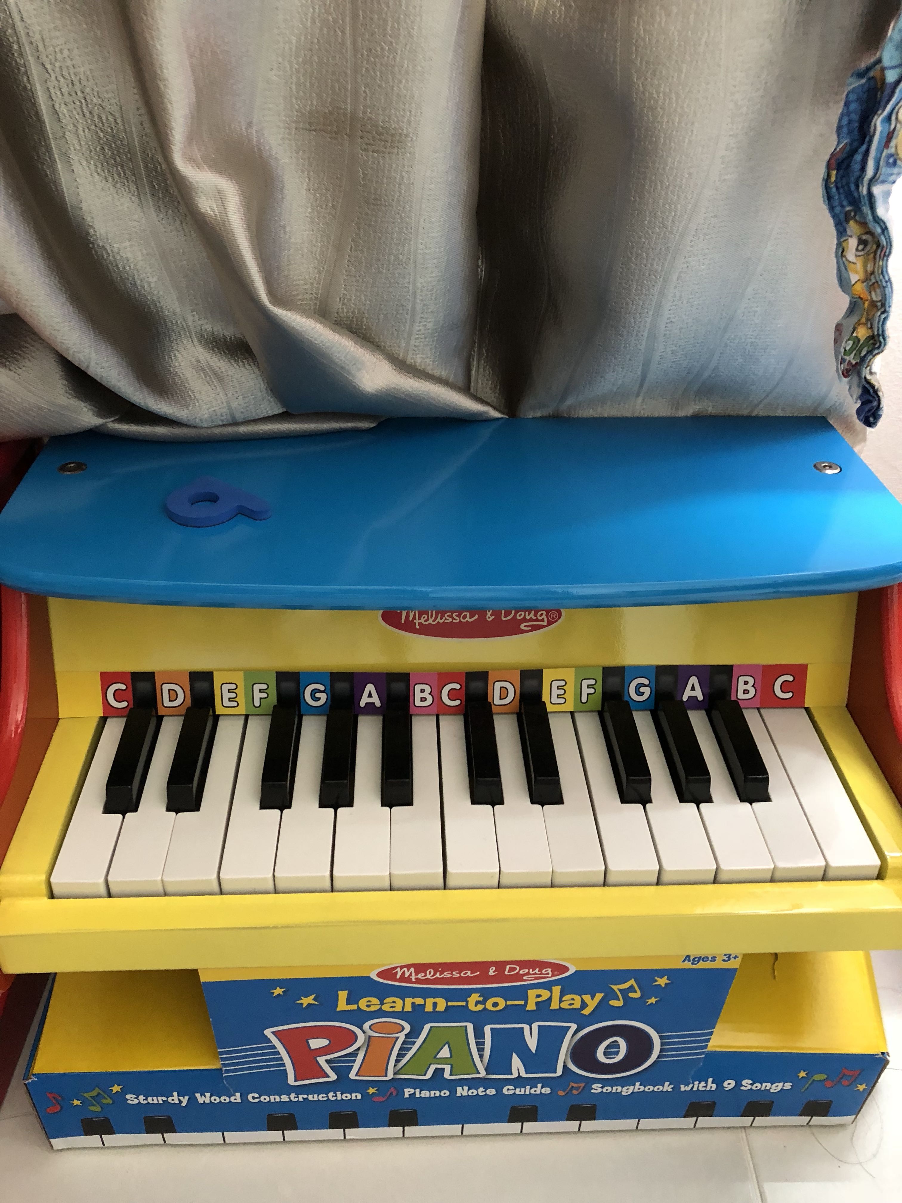 melissa and doug piano blue