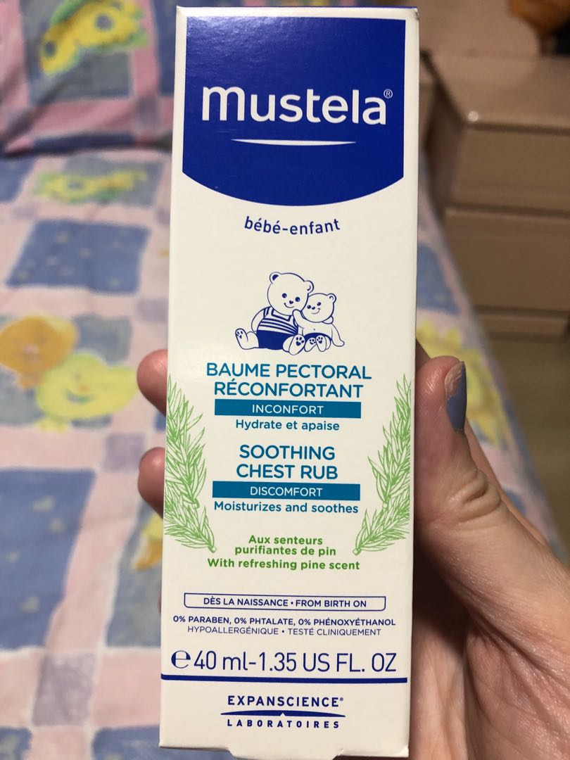 mustela baby chest rub
