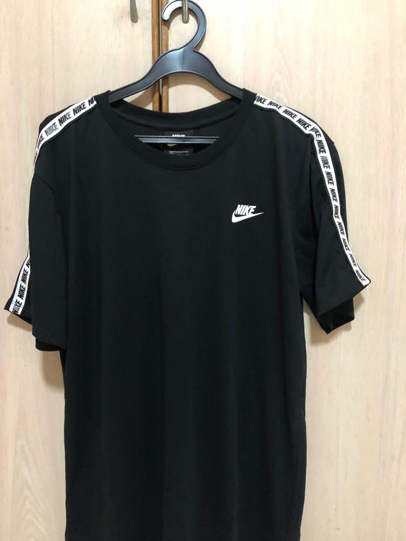 Nike repeat tee(black), Men's Fashion, Clothes, Tops on Carousell