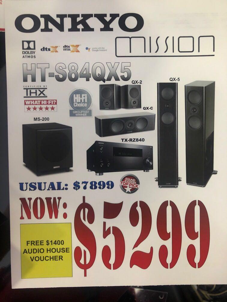 Onkyo And Mission Package Electronics Audio On Carousell