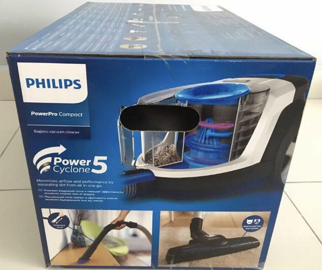 Philips Bagless Vacuum Cleaner 1900w, TV & Home Appliances, Vacuum