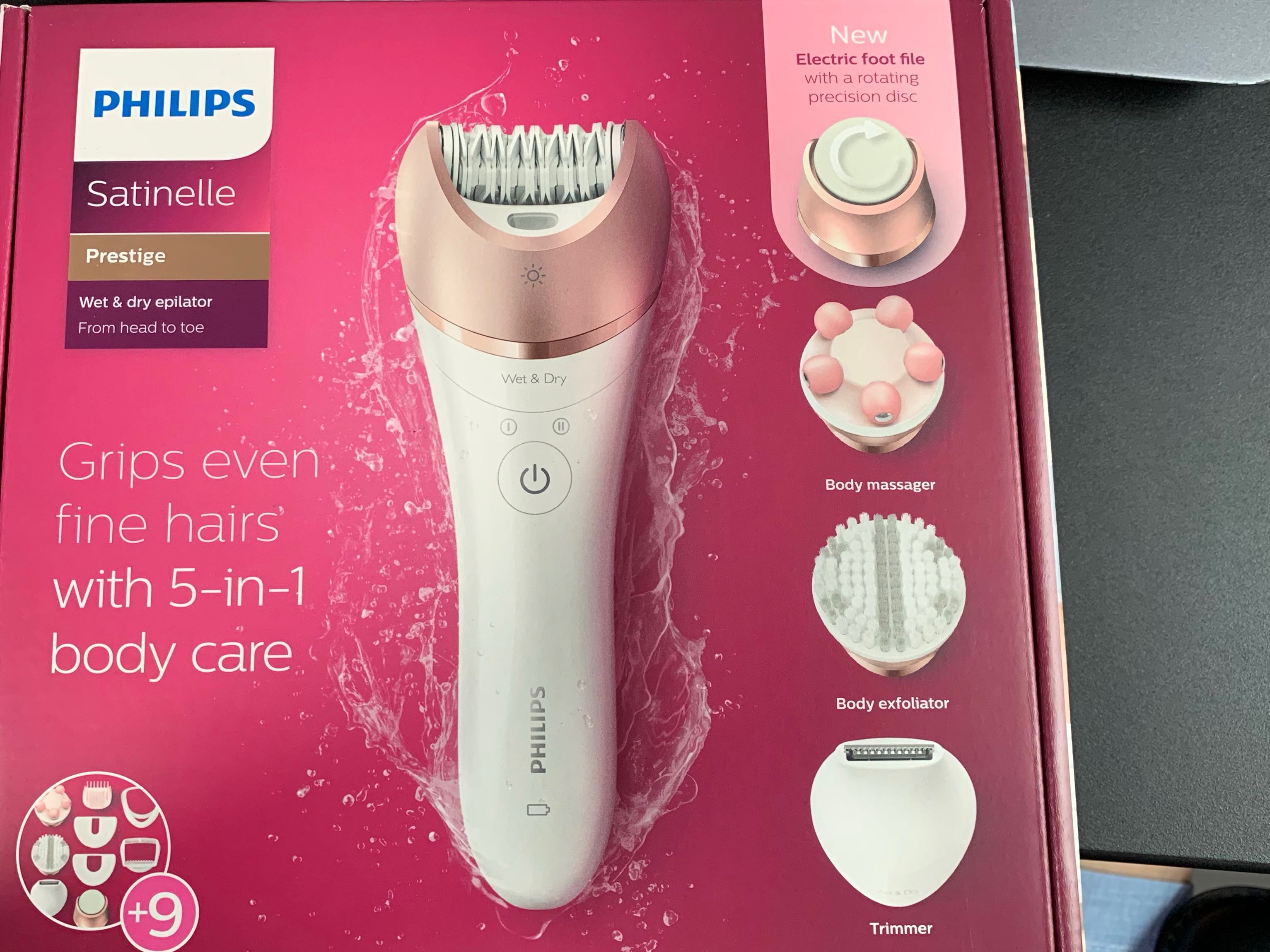 Corresponding Nautical Constricted Philips Satinelle Prestige Wet and Dry Epilator BRE652/00, Beauty &  Personal Care, Foot Care on Carousell