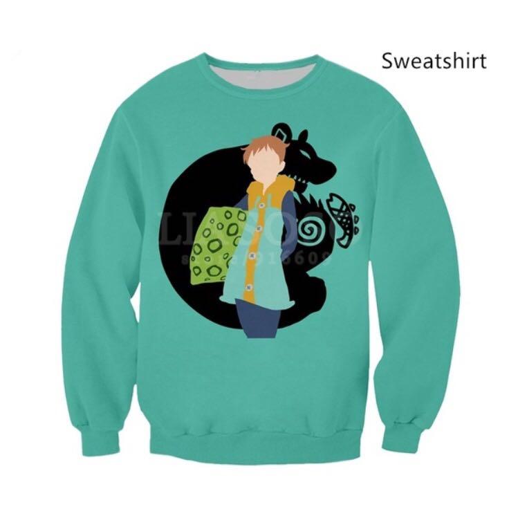 seven deadly sins king sweatshirt