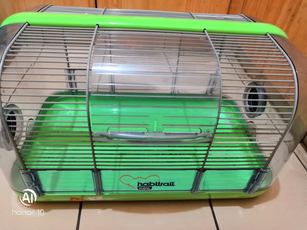 Preloved Hamster Cage Habitrail mini with free 1kg litter pack