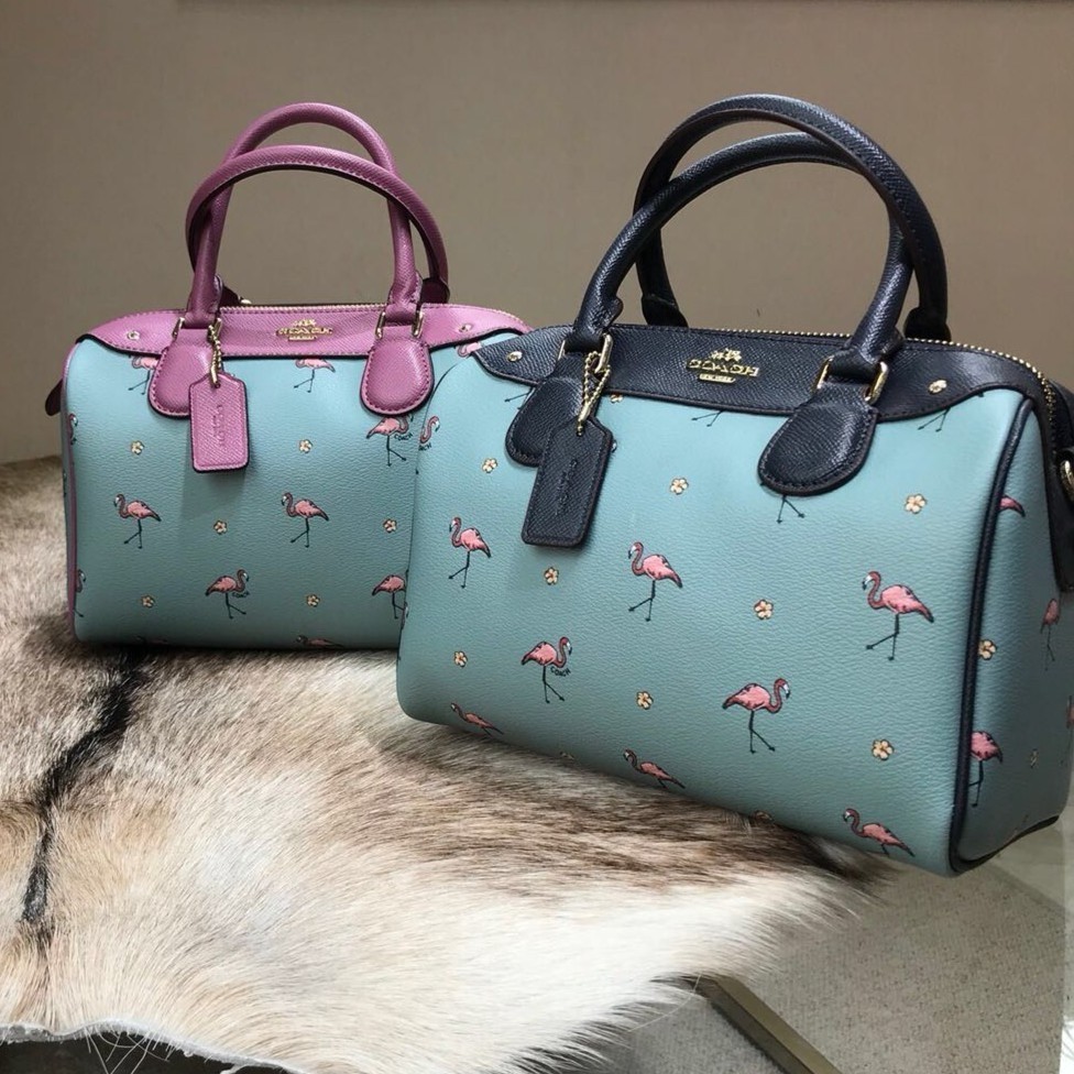 coach flamingo tote bag