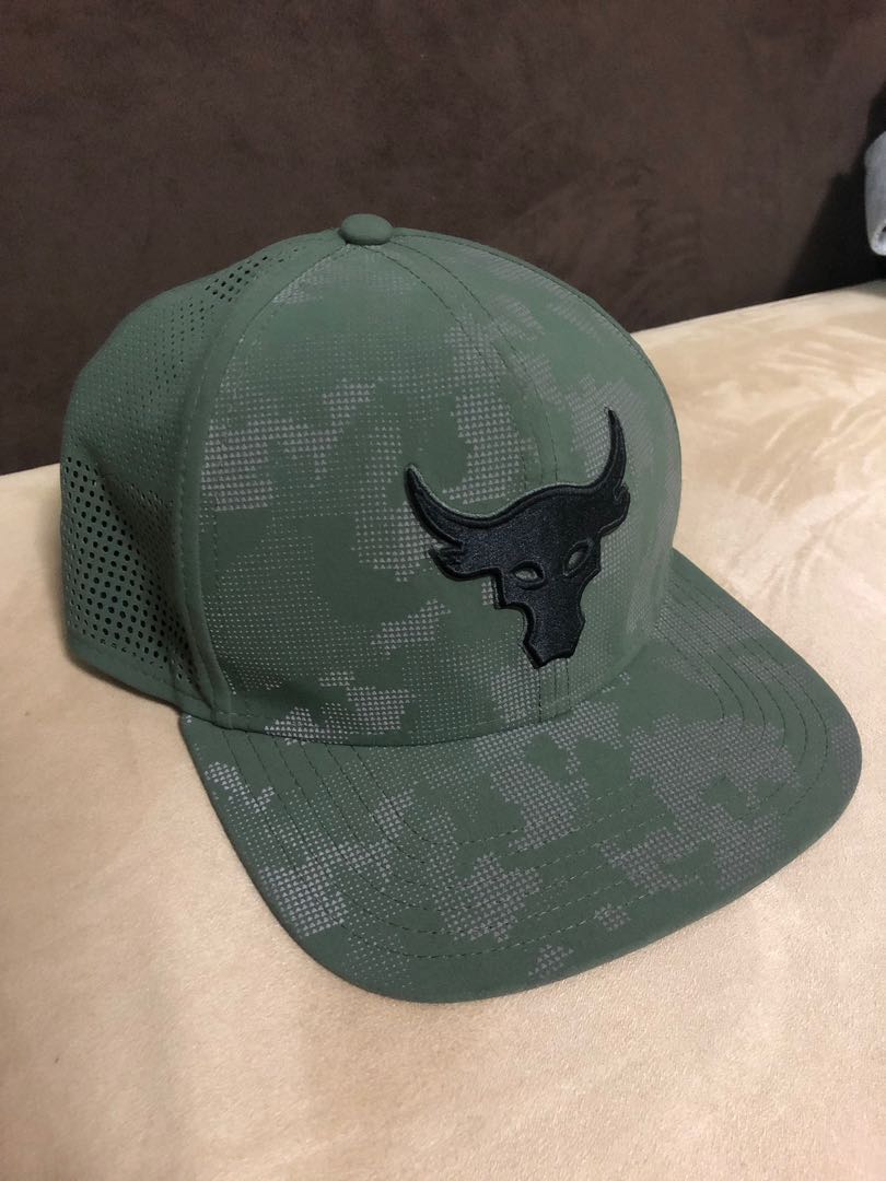 the rock under armour cap