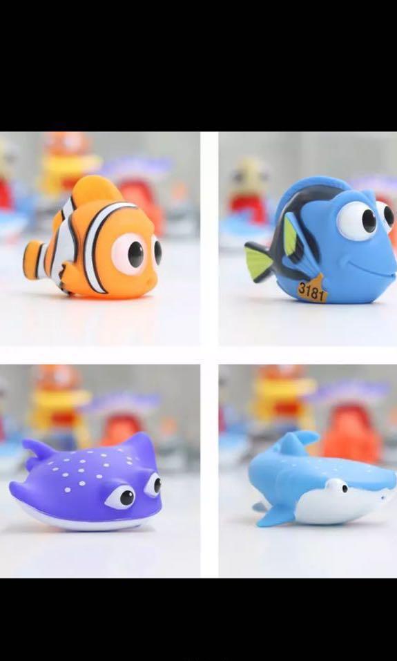 Discounted Ready The First Years Finding Nemo Baby Bath Toy Set Babies Kids Toys Walkers On Carousell