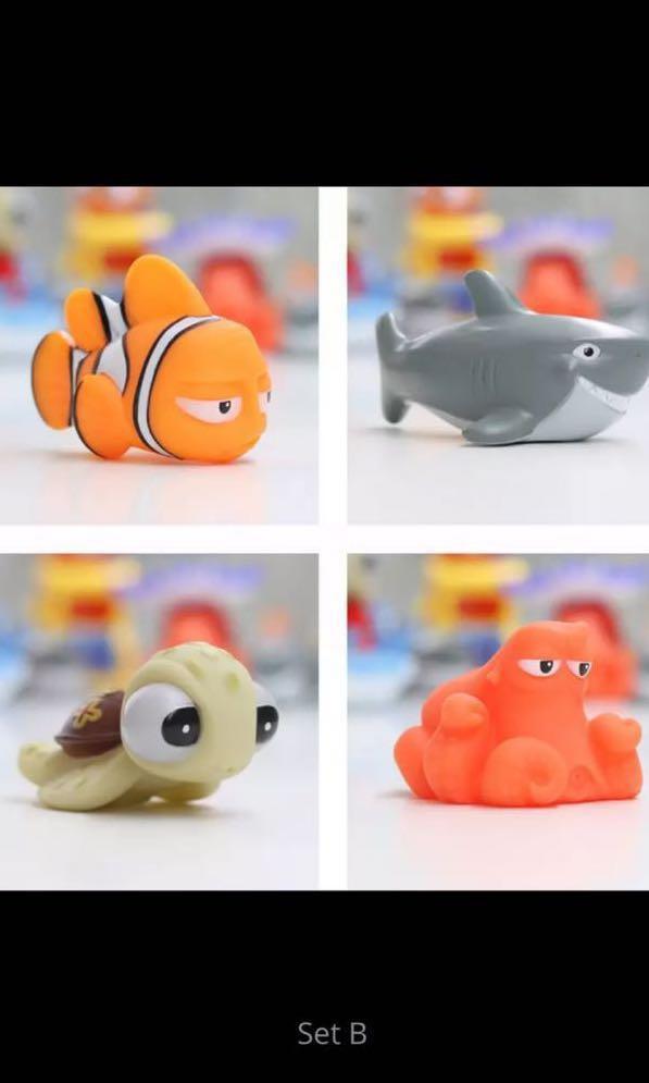 (PO) The First Years Finding Nemo Baby Bath Toy Set, Babies & Kids