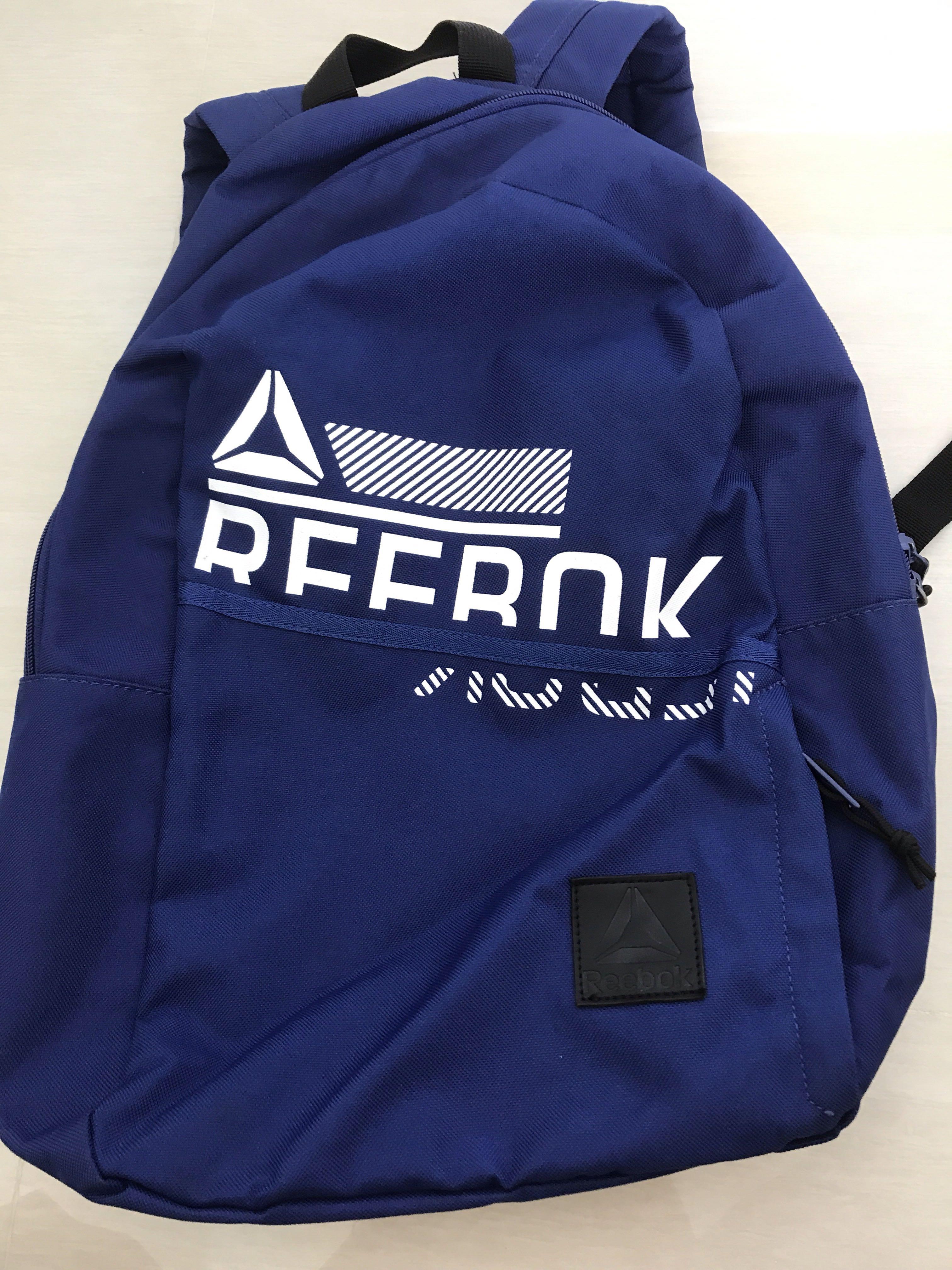 reebok blue backpack
