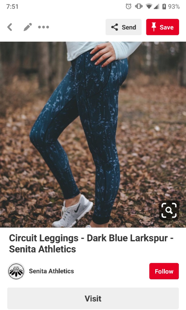 Senita Athletics Circuit Pants in Larkspur Blue, Men's Fashion