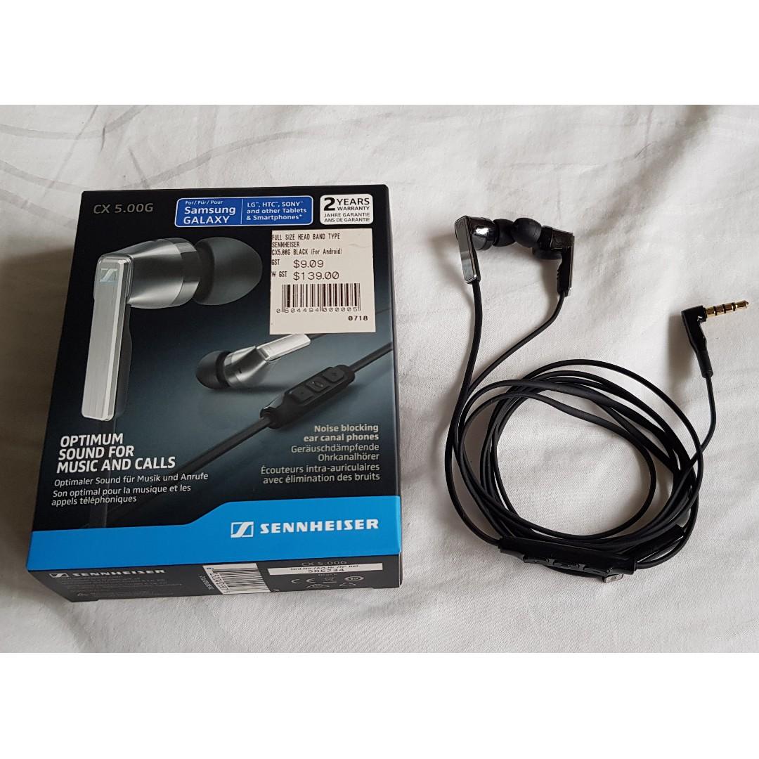 Sennheiser Cx 5 00g Ear Phone Electronics Audio On Carousell