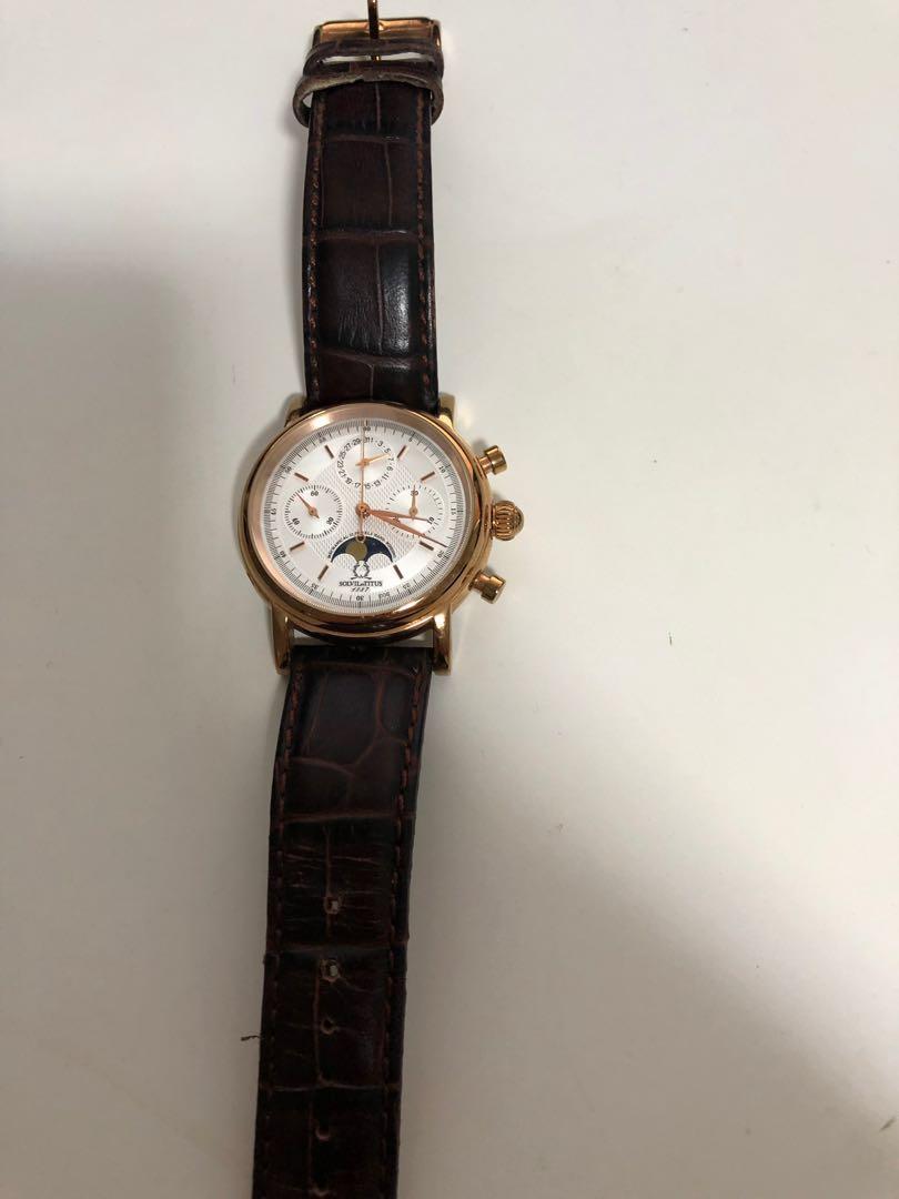 Solvil ET Titus 1887 Mechanical Chronograph Watch
