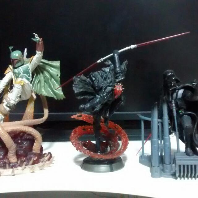 Star Wars Unleashed Boba Fett, Darth Maul And Darth Vader