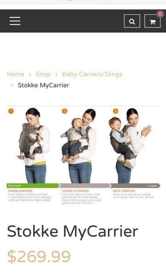 stokke carrier 3 in 1