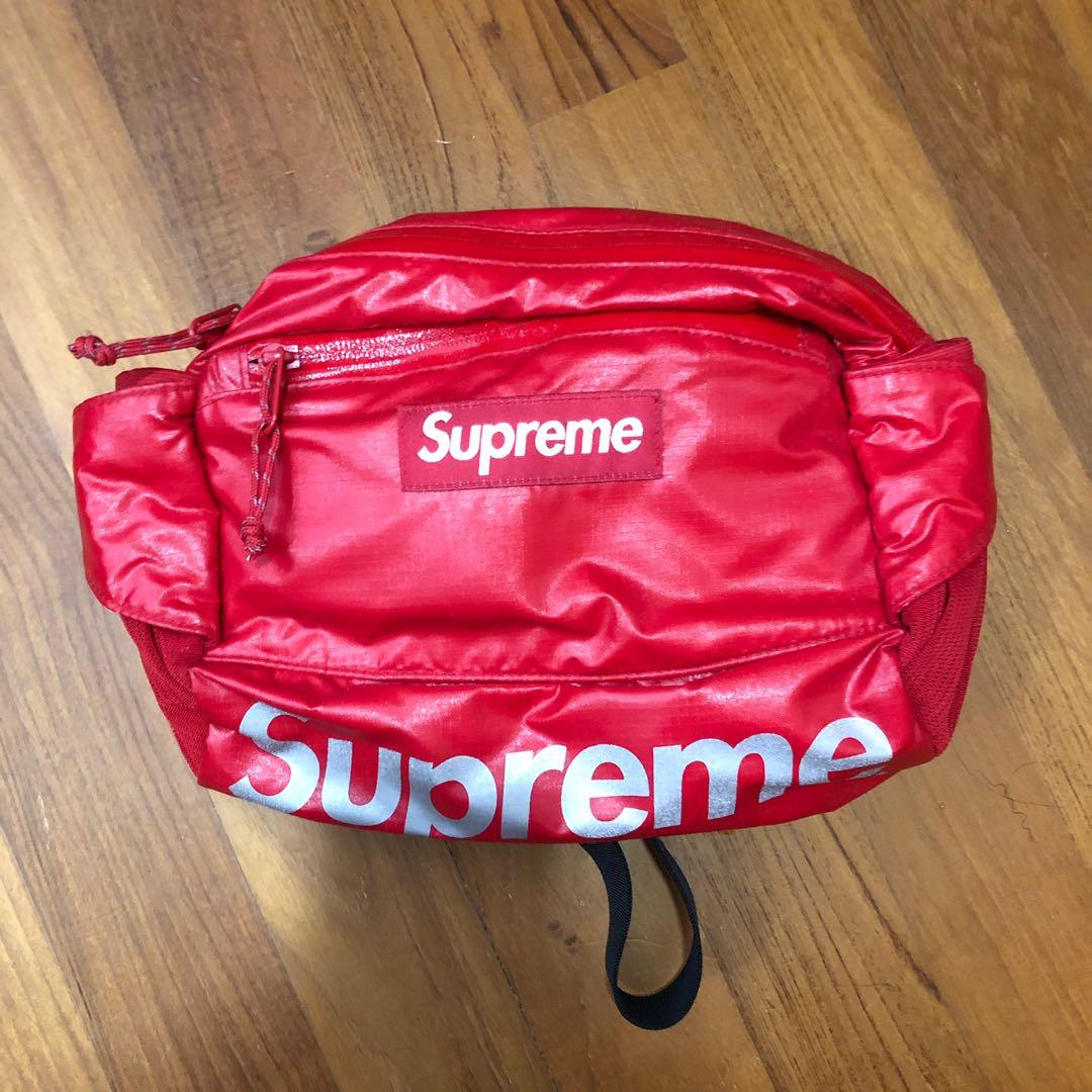 supreme fw17 waist bag red