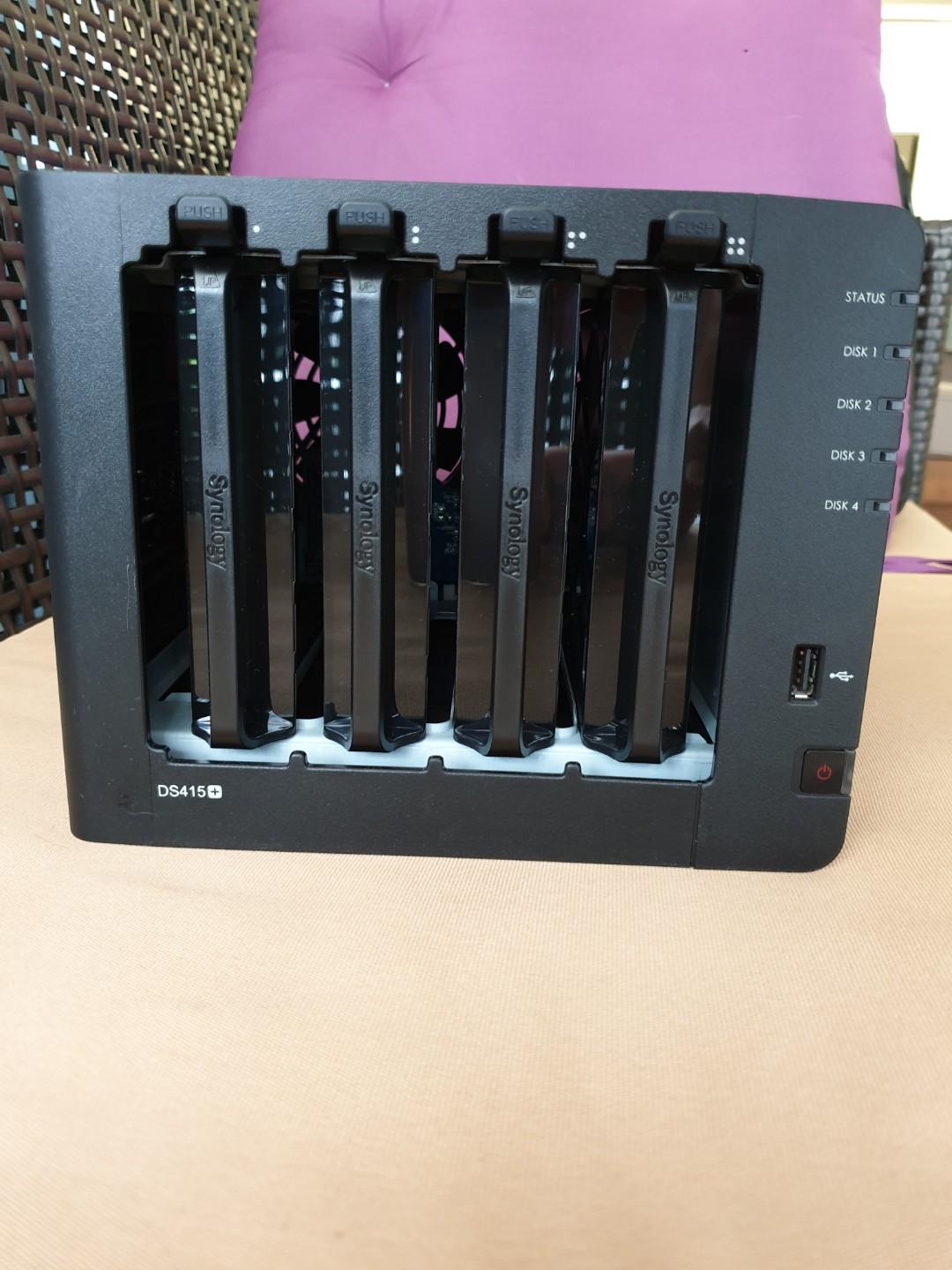 Synology DS415+ 4-Bay NAS, Computers & Tech, Parts & Accessories ...
