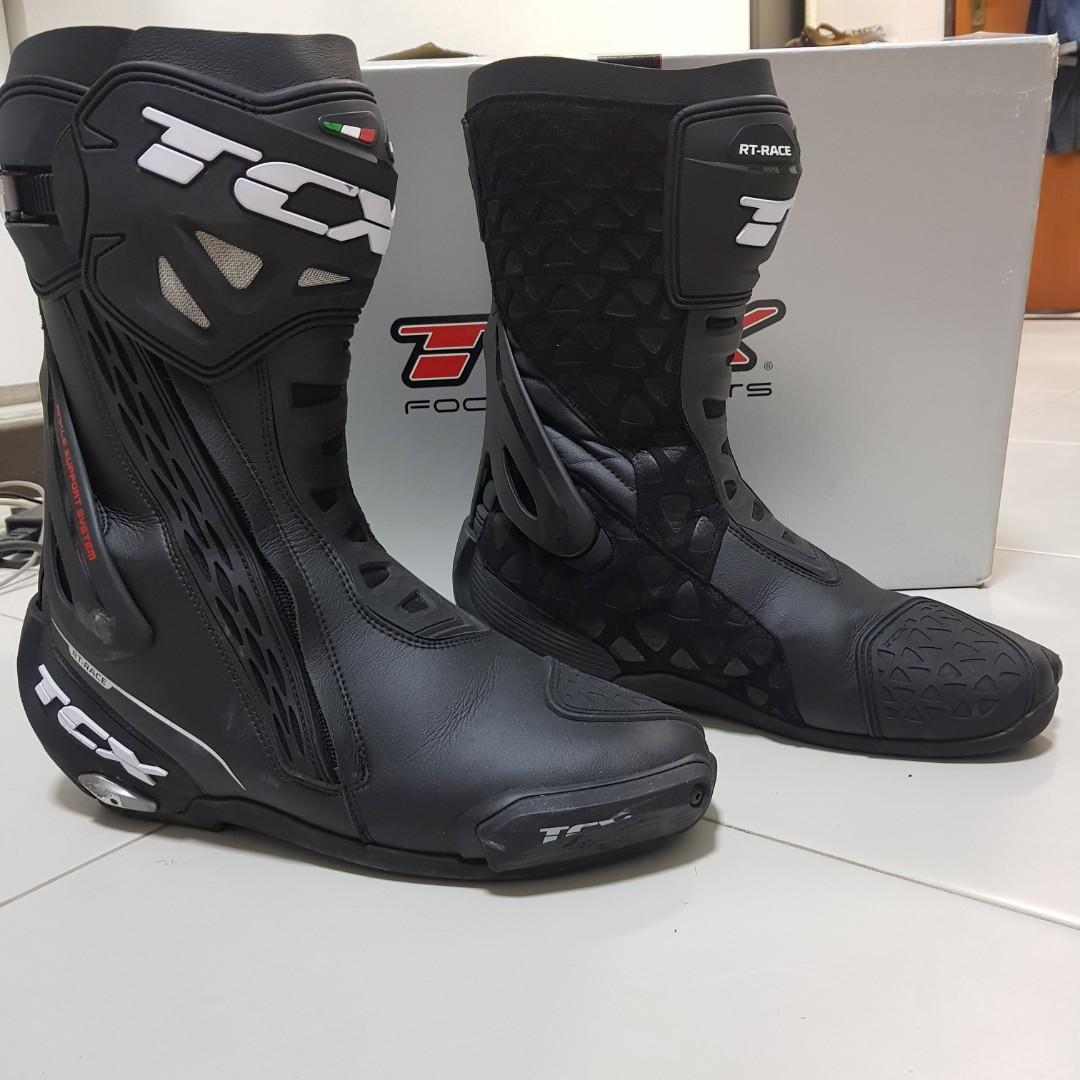 Tcx rt race boots, Motorcycles 