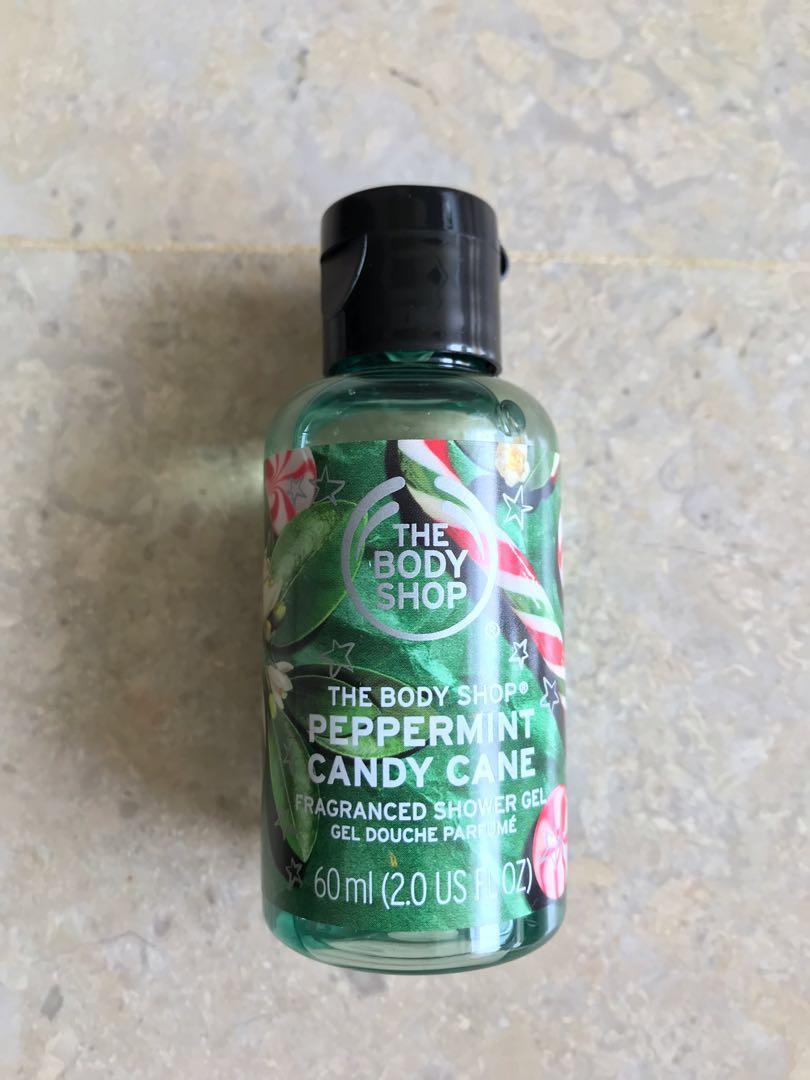 The Body Shop Peppermint Candy Cane Christmas Gift Set Beauty Personal Care Bath Body Body Care On Carousell