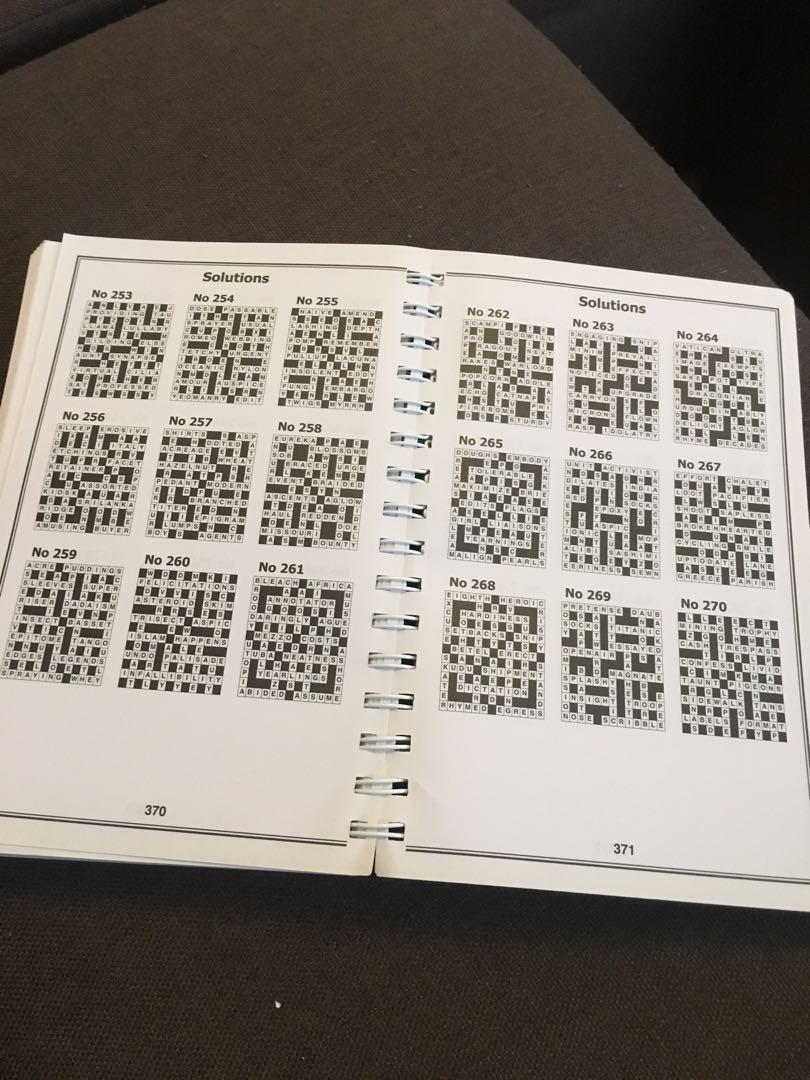 The Mega Crossword Collection (Category: Board Games & Puzzles) located in Taguig. Submitted by lanzzy (Listing ID 225103014, Image 3). Description: Crossword Collection over 300 Puzzles .