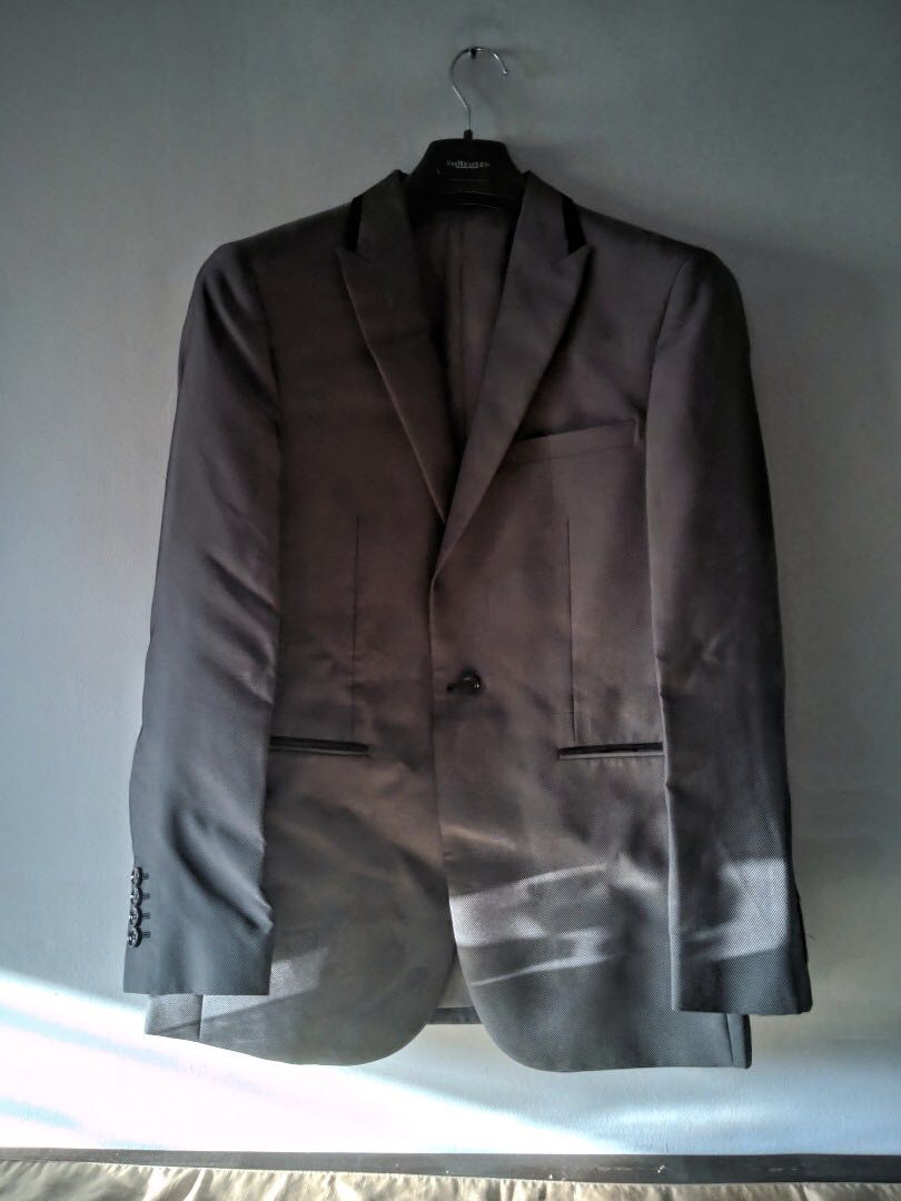 gray coat formal attire
