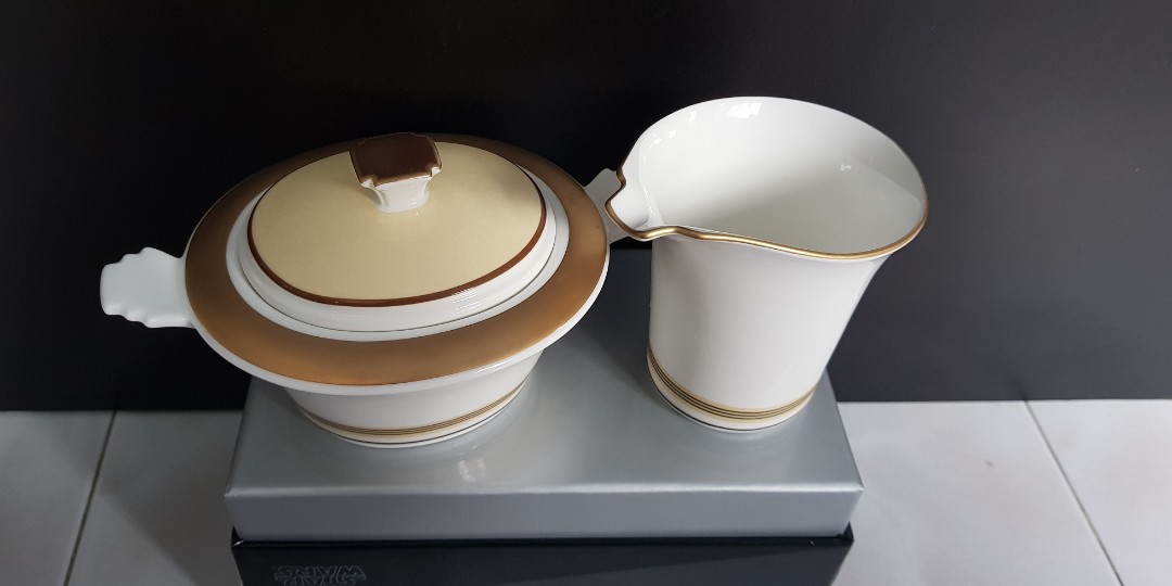 Villeroy Boch Vivian Sugar Bowl And Milk Jar Home Appliances