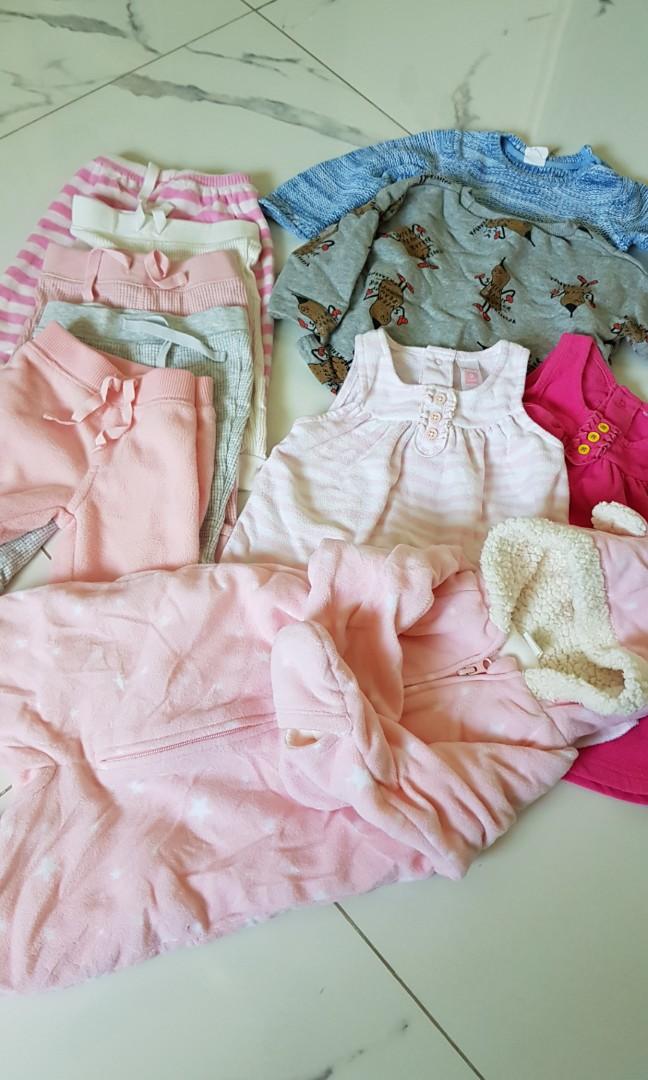 Winter Bundle For Baby Girl Carter S Old Navy Babies Kids Babies Apparel On Carousell