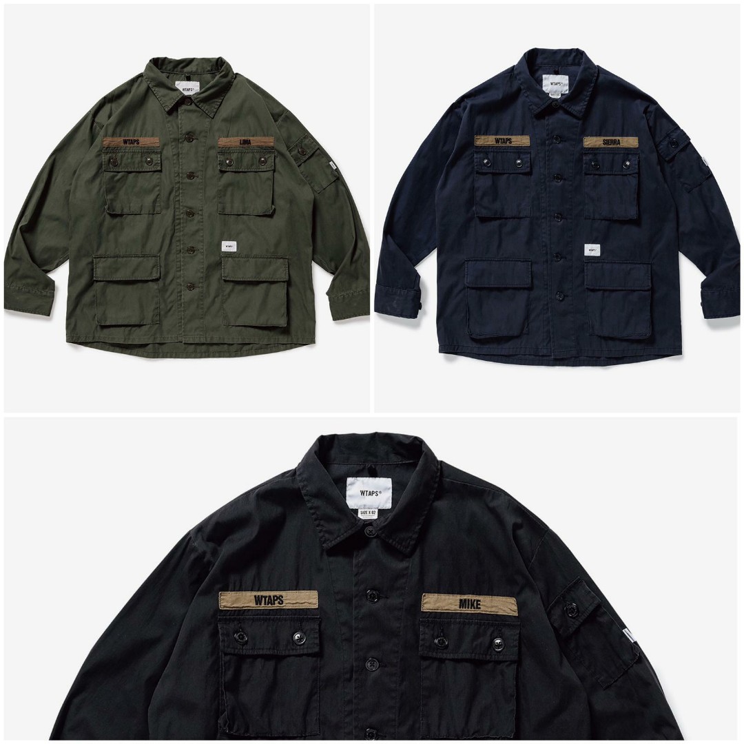 Wtaps 19SS Jungle Ls 01 Shirt size s od, 女裝, 上衣, T-shirt