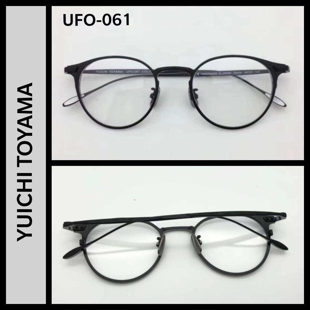 Yuichi Toyama UFO-061titanium 鈦金屬平光鏡Glasses, 男裝 Yuichi Toyama UFO-061titanium 鈦金屬平光鏡Glasses, 男裝