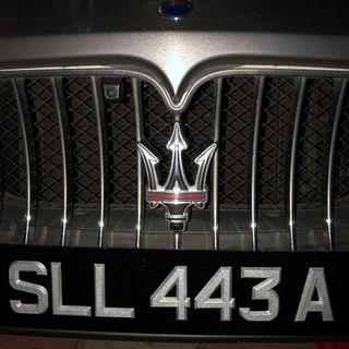 3D Metallic Pop Out Car Plate