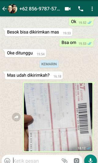 Bukti pengiriman