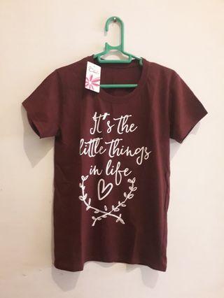 Kaos Maroon Little Things