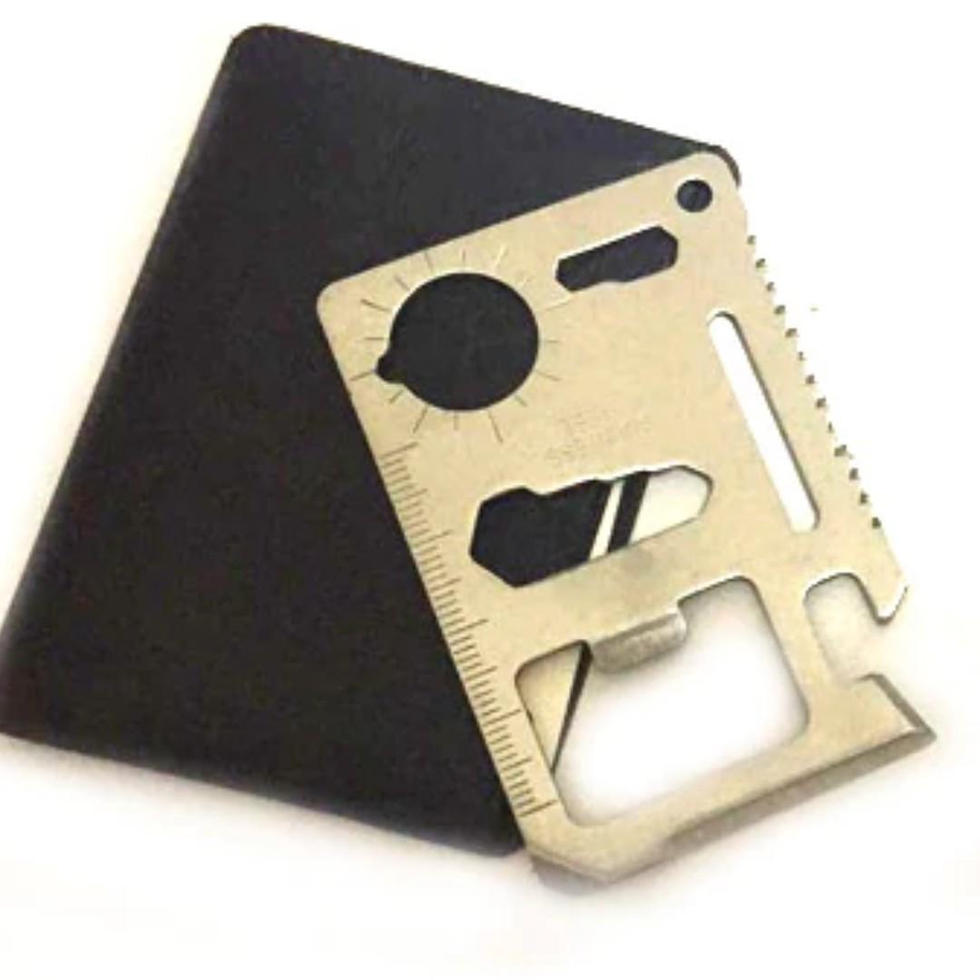 11 in 1 Multi Tool Card Stainless Steel Pocket Knife Wallet Ninja ...