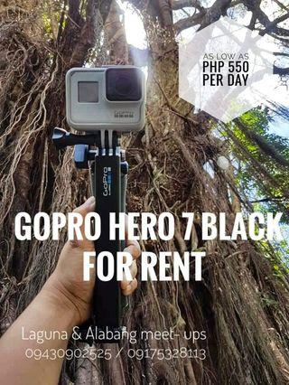 GO PRO RENT HERO 7 BLACK