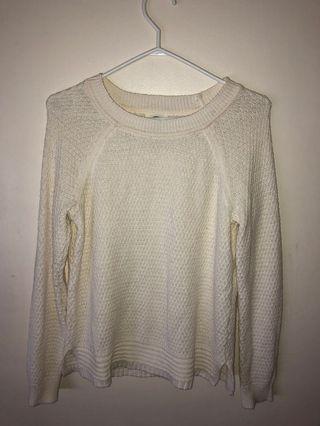 White Knit Sweater Old Navy