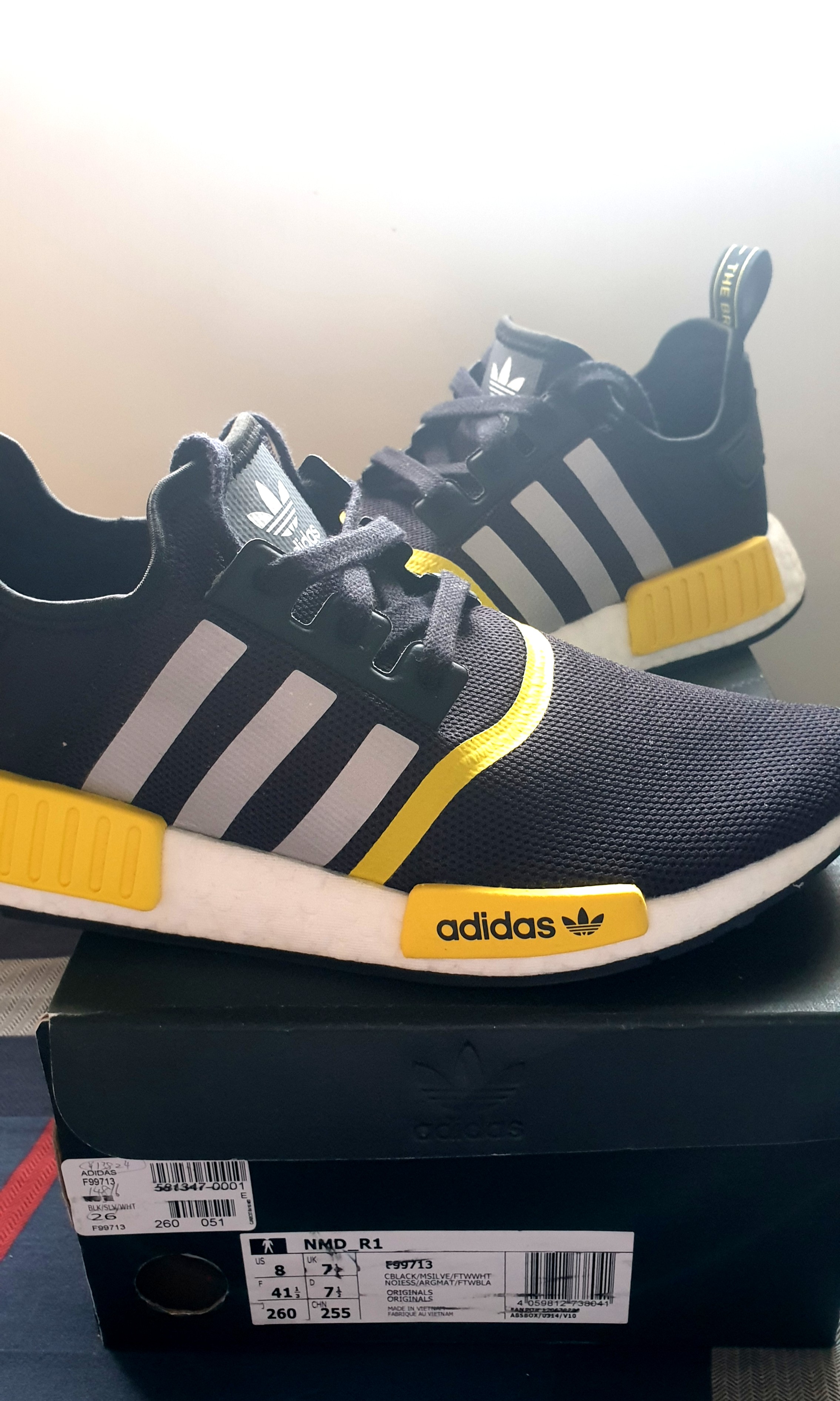 Adidas nmd 41 yellow discount