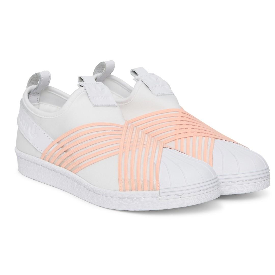 adidas originals superstar slip on womens Orange