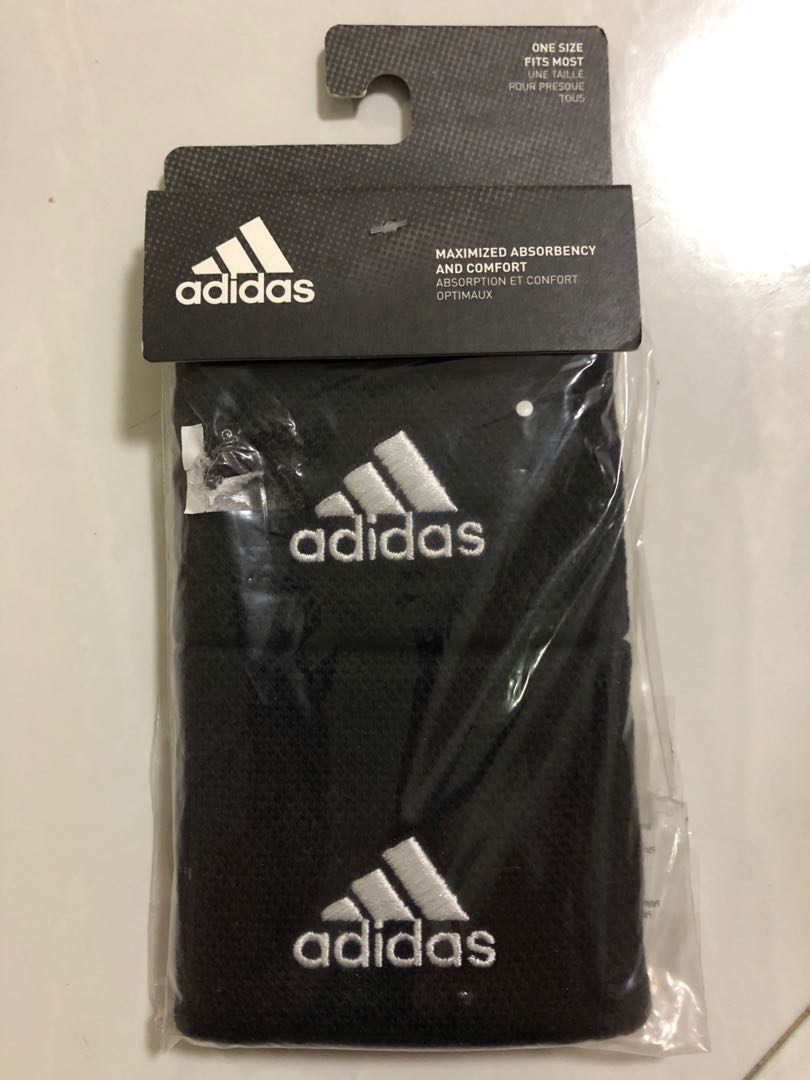 Adidas wrist band, Sports Equipment, Exercise & Fitness, Toning