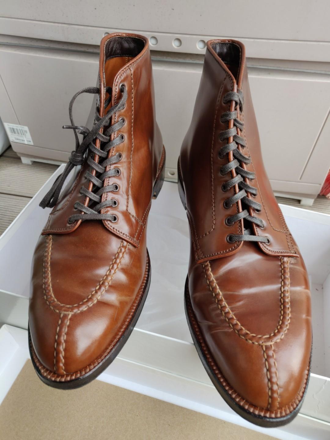 Alden RAVELLO shell cordovan NST Boot (Tanker) 罕有色馬臀皮靴US 11