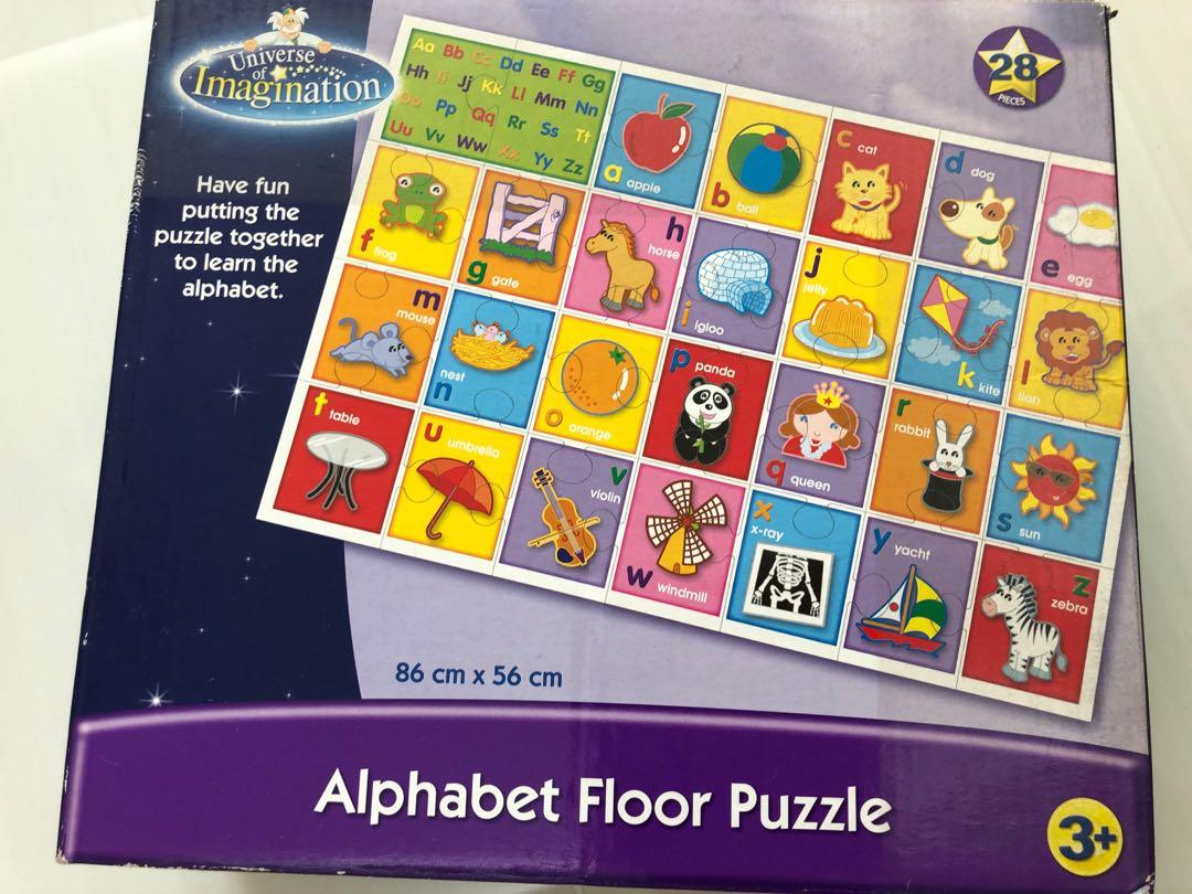 Alphabet Floor Puzzles For Toddlers Toys Games Others On Carousell