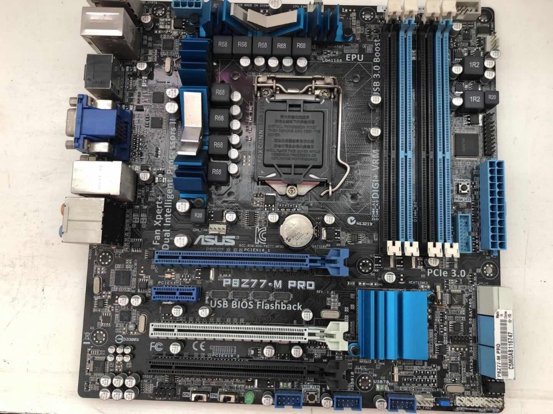 Asus Pbz77 M Pro 3rd Gen Motherboard Electronics Computer