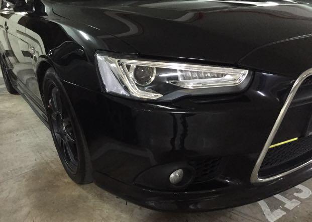 Evo x shop audi headlights