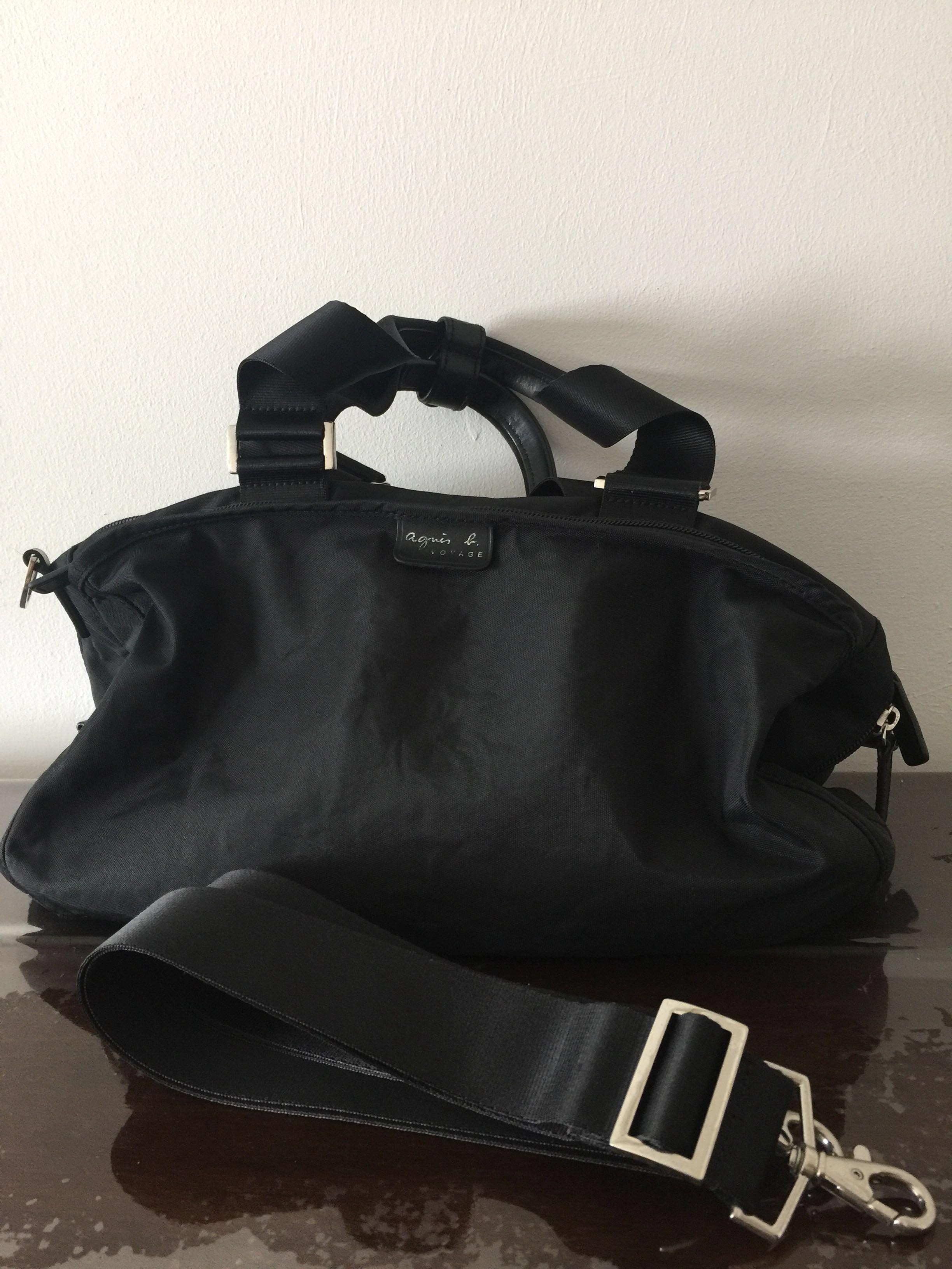 Authentic Agnes B Voyage Sling Bag With Strap Duffel Bag Luxury