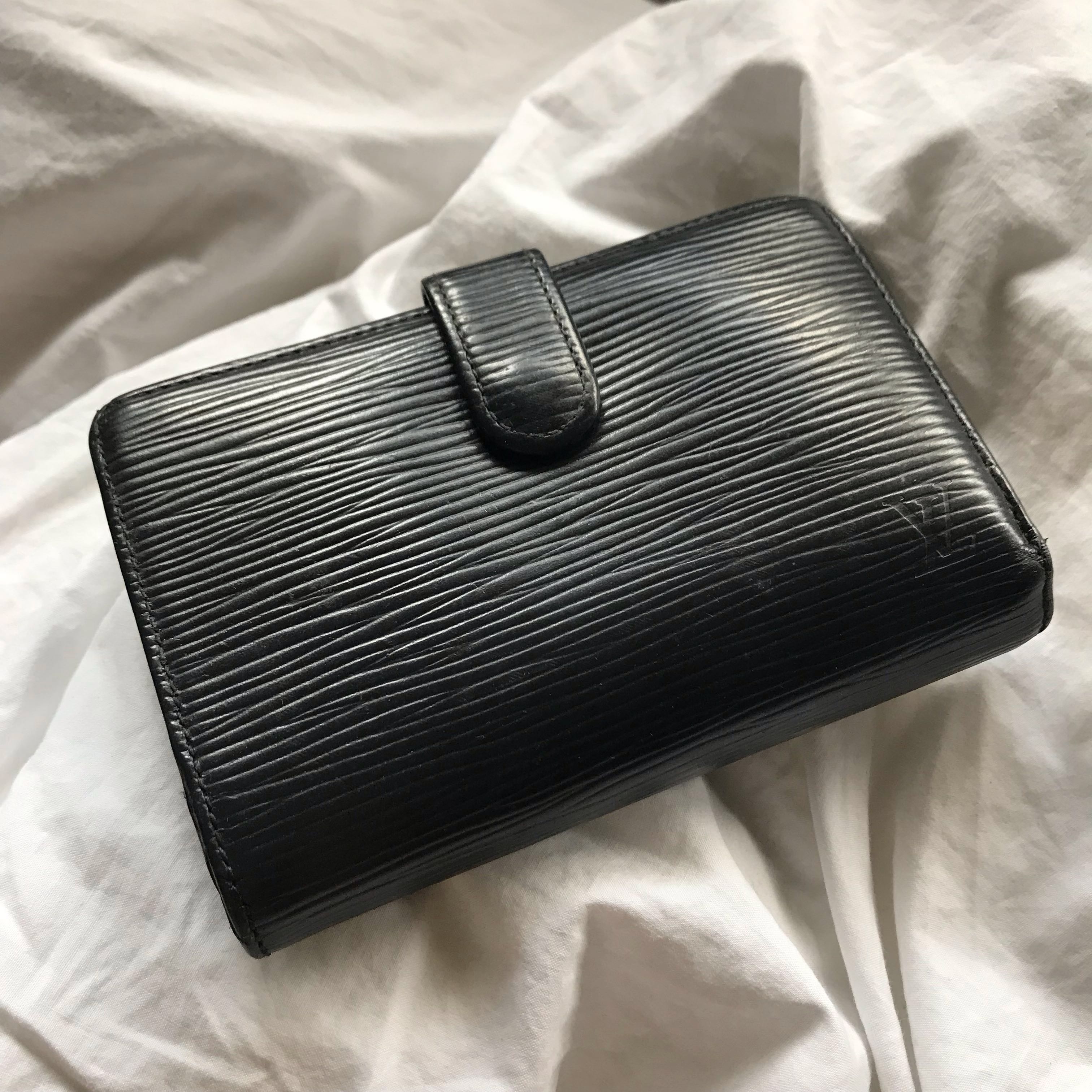 Louis Vuitton Red Epi Kisslock Wallet with Box