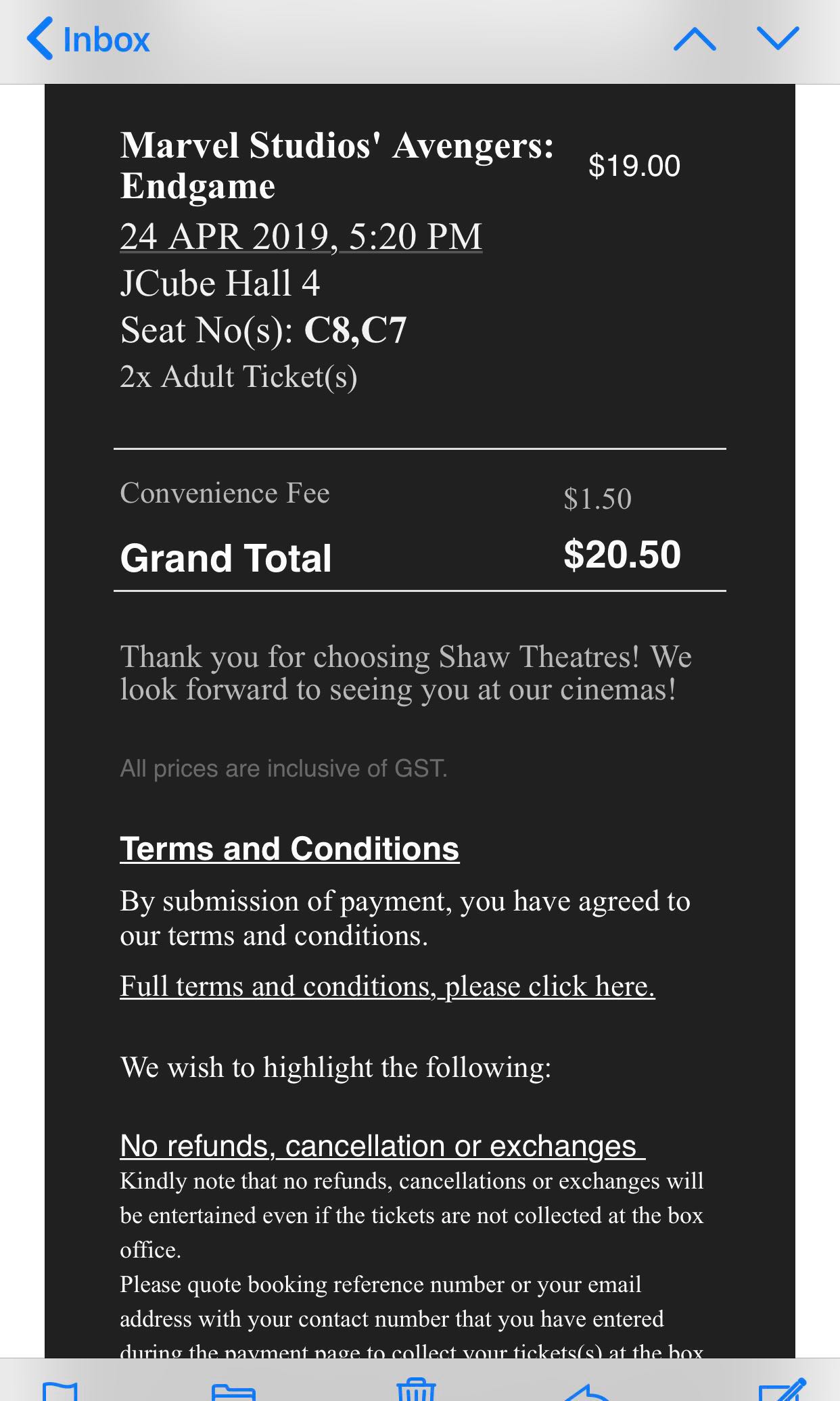 Avengers End Game Shaw Jcube Movie Tickets Entertainment Events Concerts On Carousell Shaw theatres jcube is shaw's second imax theatre and also the only one in the west of singapore located in close proximity to jurong east mrt station. avengers end game shaw jcube movie tickets